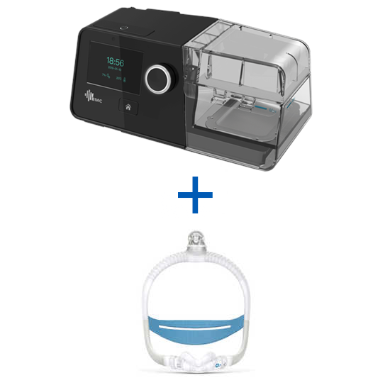 bild Auto-CPAP BMC G3 A20 con humidificador + Mascarilla Nasal ResMed AirFit™ N30i uit Tienda online de LindeHealthcare