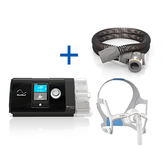 bild Auto-CPAP ResMed AirSense™ 10 Autoset + Humidificador + Tubo calentador + Mascarilla Nasal ResMed AirFit™ N20 uit Tienda online de LindeHealthcare